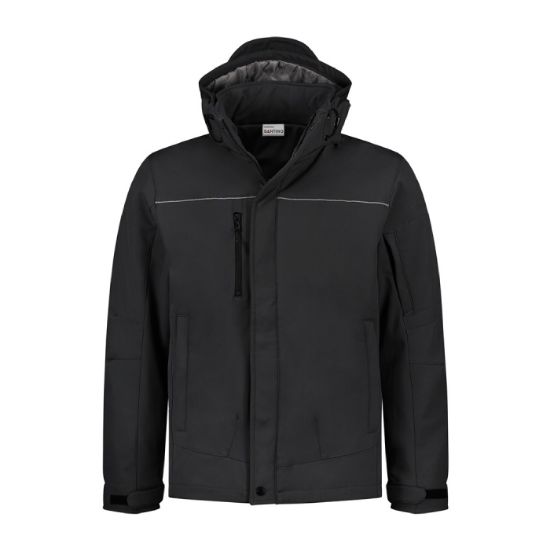 Afbeeldingen van SANTINO Softshell jas Basic Stockholm zwart XL