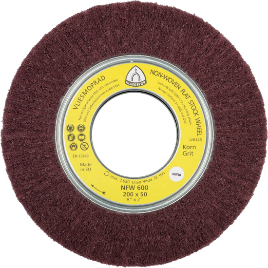 Afbeeldingen van KLINGSPOR Schuurvlies wiel NFW600 200X50X68,2MM grof