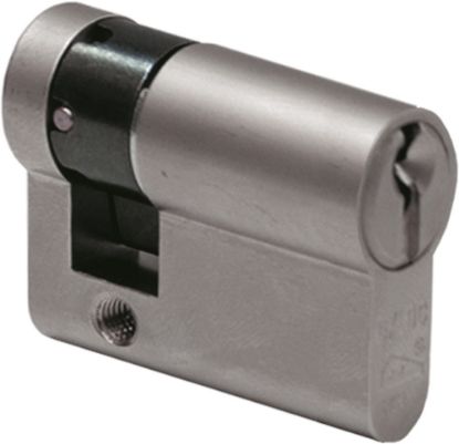 Afbeeldingen van OXLOC Profielcilinder enkel O5 vernikkeld 10/30MM SKG**