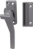 Afbeeldingen van OXLOC Raamsluiting drukknop aluminium grijs rechts