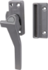 Afbeeldingen van OXLOC Raamsluiting drukknop aluminium grijs rechts