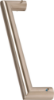 Afbeeldingen van OXLOC Deurgreep 640 recht blind RVS mat 32X332MM