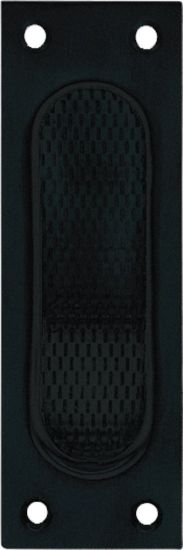 Afbeeldingen van OXLOC Schuifdeurkom RVS zwart rechthoek 120,5X40MM