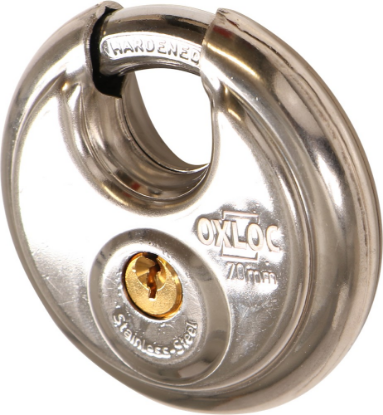 Afbeeldingen van OXLOC Discushangslot RVS 70MM KA701