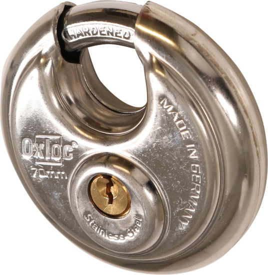 Afbeeldingen van OXLOC Discushangslot RVS 70MM KA702