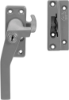 Afbeeldingen van OXLOC Raamsluiting cilinderslot aluminium grijs links SKG*