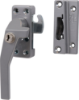 Afbeeldingen van OXLOC Raamsluiting cilinderslot aluminium grijs links SKG*