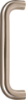 Afbeeldingen van OXLOC Deurgreep 600 rond schroefdeel RVS mat 32X332MM