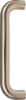 Afbeeldingen van OXLOC Deurgreep 600 rond schroefdeel RVS mat 32X332MM