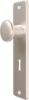 Afbeeldingen van OXLOC Knopschild knop + profielcilinder Roubais aluminium SL56