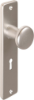 Afbeeldingen van OXLOC Knopschild knop + profielcilinder Roubais aluminium SL56