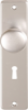 Afbeeldingen van OXLOC Knopschild knop + profielcilinder Roubais aluminium SL56
