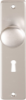 Afbeeldingen van OXLOC Knopschild knop + profielcilinder Roubais aluminium SL56