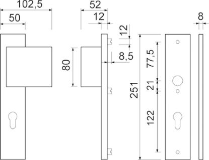 Afbeeldingen van OXLOC Veiligheidslangschild