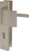 Afbeeldingen van OXLOC Veiligheidslangschild deurduwer + profielcilinder recht aluminium PC92