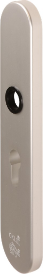 Afbeeldingen van OXLOC Veiligheidslangschild ovaal PC55 aluminium buiten
