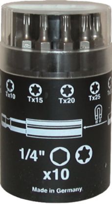 Afbeeldingen van IRONSIDE Bitset ¼" rond SW-TX 25MM 10x