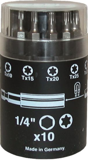 Afbeeldingen van IRONSIDE Bitset ¼" rond SW-TX 25MM 10x