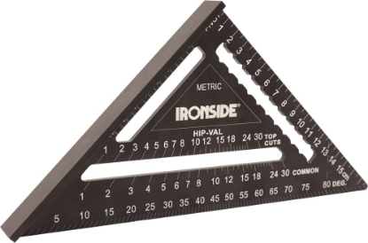 Afbeeldingen van IRONSIDE Metrische winkelhaak aluminium