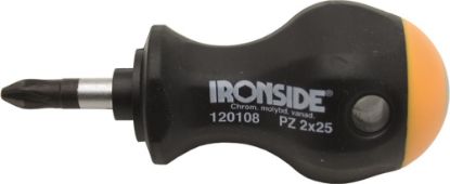Afbeeldingen van IRONSIDE Schroevendraaier STUBBY PZ2 25MM