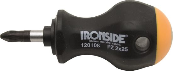 Afbeeldingen van IRONSIDE Schroevendraaier STUBBY PZ2 25MM