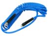Afbeeldingen van Spiraalslang PU AK blauw 5,5X8MM 8M