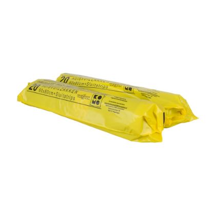 Afbeeldingen van Afvalzakkenrol KOMO LDPE grijs T50 60L 60X80CM