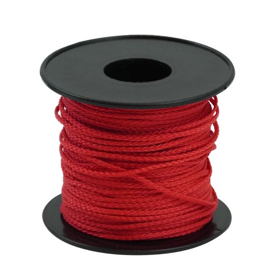 Afbeeldingen van MELKMEISJE Metselkoord polypropyleen rood 1,2MM 50M