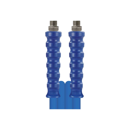 Afbeeldingen van Slang ⅜"/⅜" 2SC 10X16,8MM 400bar blauw 20M