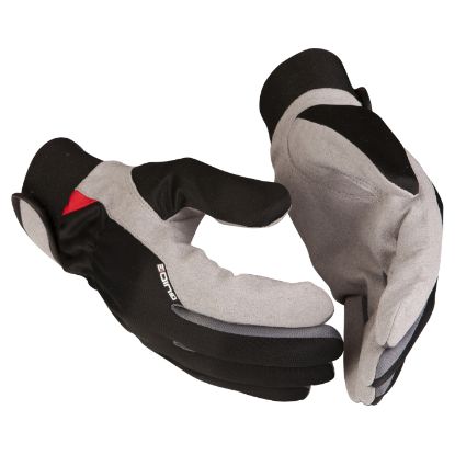 Afbeeldingen van GUIDE Werkhandschoen dun synthetisch leer velcro 763 10