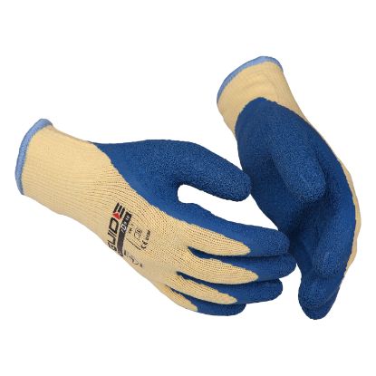 Afbeeldingen van GUIDE Werkhandschoen latex blauw 155 10
