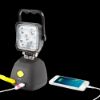 Afbeeldingen van TAB Accu bouw/looplamp 5x2W Power-LED IP65 1000LM USB met 4 bodemmagneten