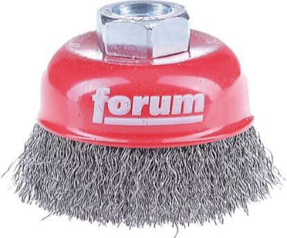 Afbeeldingen van FORUM Komborstel gegolfd staaldraad M14 100X0,3MM