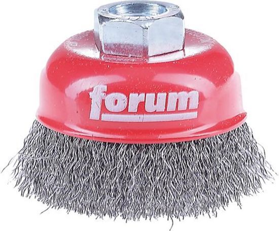 Afbeeldingen van FORUM Komborstel gegolfd staaldraad M14 125X0,3MM
