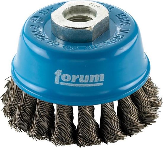 Afbeeldingen van FORUM Komborstel getordeerd staaldraad M14 65X0,5MM