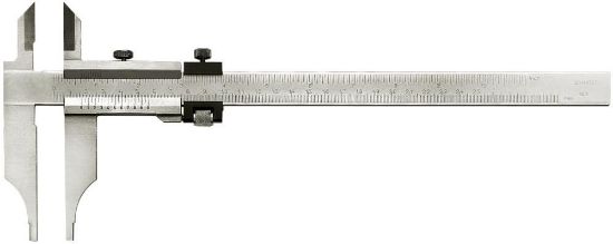Afbeeldingen van FORUM Werkplaats schuifmaat met meetpunten/fijninstelling RVS 500X150MM