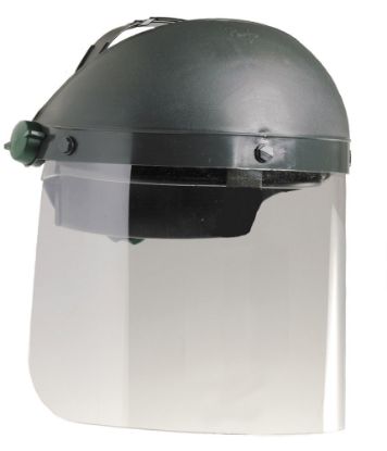 Afbeeldingen van Gelaatsscherm Perfo-B blank 18CM