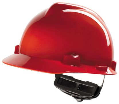 Afbeeldingen van MSA Veiligheidshelm V-Gard Fas-Trac rood