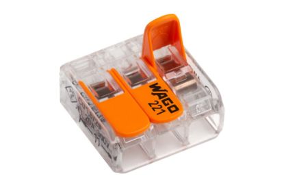 Afbeeldingen van WAGO Verbindingsklem compact 3-draads DS100 2X4MM²