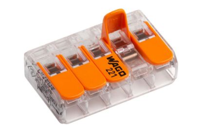 Afbeeldingen van WAGO Verbindingsklem compact 5-draads DS100 2X4MM²