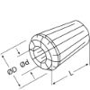 Afbeeldingen van Spantang DIN 6499-ER 32 ER 32-20 20MM
