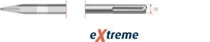 Afbeeldingen van Puntbeitel SDS-MAX Extreme 400MM