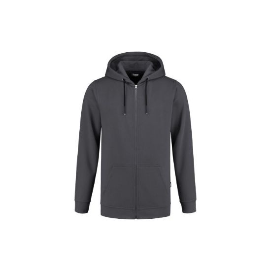 Afbeeldingen van Hoodie met rits Sweeny 14003 grijs 2XL