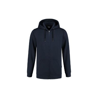Afbeeldingen van Hoodie met rits Sweeny 14003 dark navy 3XL