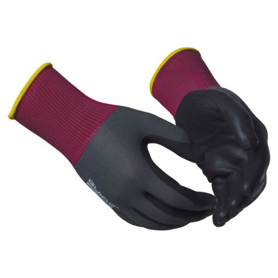 Afbeeldingen van GUIDE Werkhandschoen nitrilcoating goede grip 9501 5