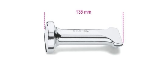 Afbeeldingen van BETA Handtas met steel gebogen baan 1302