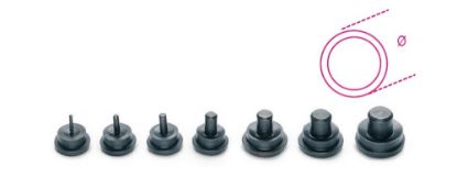 Afbeeldingen van BETA Stempels 351P 12MM t.b.v. felsapparaat 350