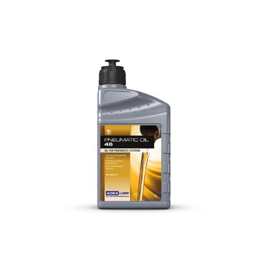 Afbeeldingen van AGEALUBE Olie t.b.v. pneumatische systemen Pneumatic Oil 46 1L