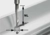 Afbeeldingen van FESTOOL Aluminiumfrees HS schacht 8MM 5X23MM