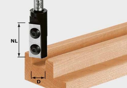 Afbeeldingen van FESTOOL Keermes-greoeffrees HW schacht 8MM 8MM 20WM Z1